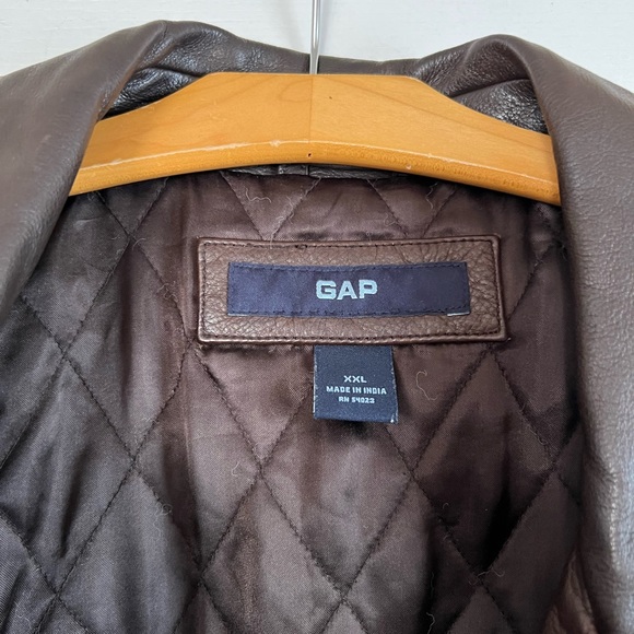 GAP Jackets & Coats Original 9s Mens Gap Leather Coat Poshmark